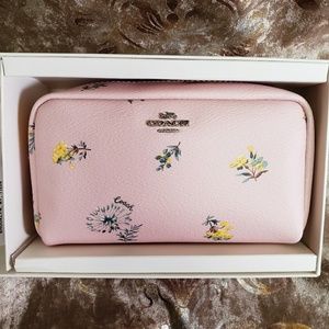Sold Coach Boxy Cosmetic Case / Bag, Small
